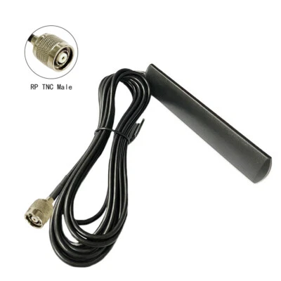 3G 4G LTE patch antenna 3dbi 3meters extension cable RP TNC male plug connector - Image 1 of 4