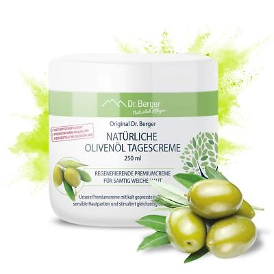 Original Dr. Berger Natürliche Olivenöl Tagescreme 250 ml Skincare Tagespflege