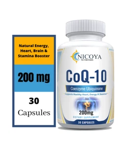 Coenzyme Q-10 200mg | Antioxidant, Heart Health, Cell Regeneration & Energy - Picture 1 of 12