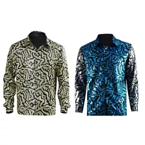 Tiger King Joe Exotic Cosplay Costume Adult Men Shirt Halloween Outfit 2 Colors - Picture 1 of 7