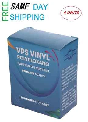 HOUSE BRAND Premium VPS Impression material (MEDIUM body, FAST set) 4 X 50 ml CARTRIDGES