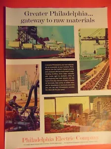 Pubblicità stampa d'epoca Philadelphia Electric Company 1963 - Foto 1 di 1