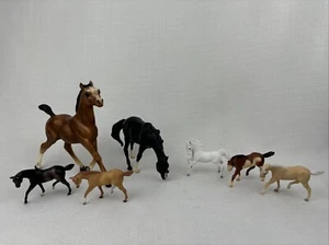 Vintage Breyer/Reeves kleine & große Modellpferde Pony’s Stablemates Mix 7 Stück - Bild 1 von 10