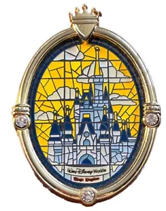 WDW Disney Cinderella Schloss Buntglasfenster 38452 Pin 2005 - Bild 1 von 2