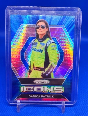 2022 Panini Prizm Icons Danica Patrick #86 Blue Prizm | NASCAR Insert! - Image 1 of 2