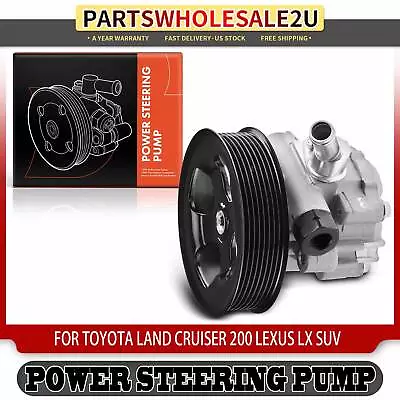Bomba de dirección asistida con polea para Toyota Land Cruiser Lexus LX570 08-11 13-19 Foto 1 de 4