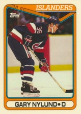 1990-91 Topps Tiffany #233 GARY NYLUND - New York Islanders