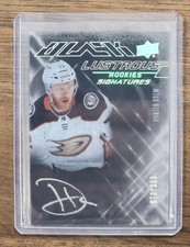 2022-23 Upper Deck SPx Black Lustrous Rookies Signatures Hunter Drew /299