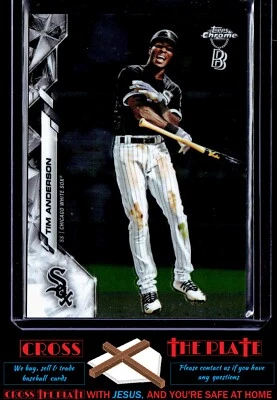 1-2020 Topps Chrome Ben Baller Edition Tim Anderson Chicago White Sox #90 - Image 1 of 2