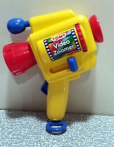 Vintage 1984 Tomy Video Zoomer Yellow Toy Video Camera