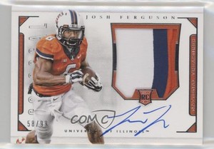 2016 National Treasures Collegiate Colossal /99 Josh Ferguson Rookie Auto RC
