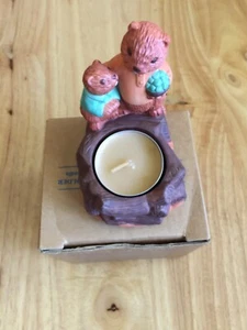 Avon Gift Collection Fireside Friends Candle Holder Spice Votive Disc. In box. - Picture 1 of 1