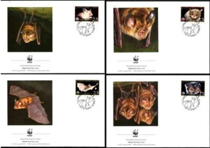CYPRUS - 2003 WWF 'MEDITERRANEAN HORSESHOE BAT' Set of 4 First Day Covers [E7446 - Bild 1 von 1