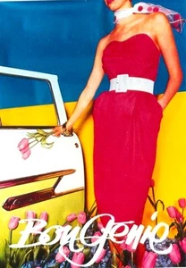 Original vintage poster BON GENIE LADIES FASHION 1980 - Picture 1 of 1