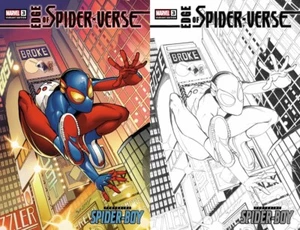 EDGE OF SPIDER-VERSE 3 NM 1. & 2. DRUCK BAGLEY HOMAGE VARIANTEN SET - Bild 1 von 4