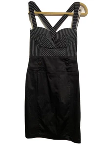 black cotton bra cup dress size XS - Picture 1 of 7
