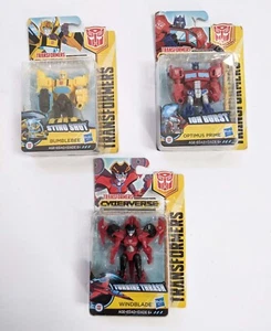 NEW Transformers Cyberverse Figures Ion Burst Optimus Prime Bumblebee Windblade - Picture 1 of 2