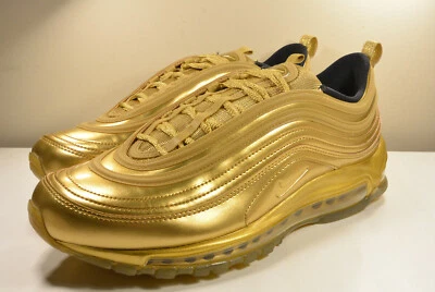 DS NIKE 2020 AIR MAX 97 GOLD CT4556 700 METAL 9 - 11 FORCE DUNK HUARACHE PRESTO - Image 1 of 4