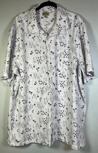 Men's 2XLT SeersuckerHawaiian Camp Button Up Shirt Father's Day Gift  BBQ MobLif - Picture 1 of 7