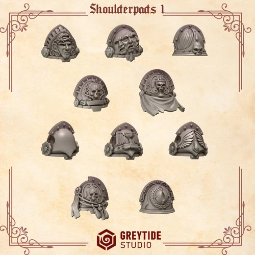 Hombro de Blood Angels - BITS MULTILISTING - Greytide - Crimson lords Foto 1 de 1