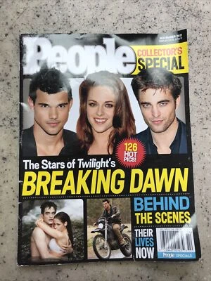 Twilight Breaking Dawn People Magazine Special Robert Pattinson Kristen Stewart  - Image 1 of 4