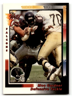1992 Wild Card #151 Moe Gardner NM-MT Falcons ID:59229 - Image 1 of 2