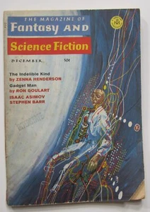 Magazine of Fantasy and Science Fiction December 1968 Digest Sized Complete Nice - Picture 1 of 2