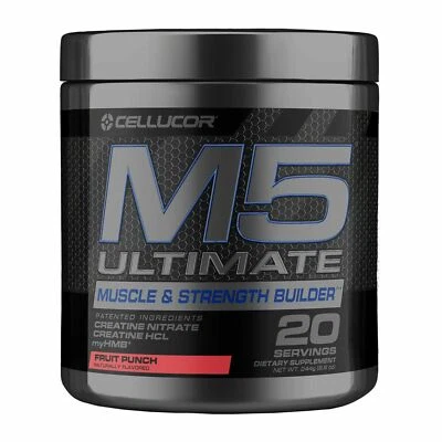 Cellucor M5 Ultimate - Creatina en polvo post entrenamiento - 20 porciones - ponche de frutas Foto 1 de 2