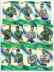 2014 NRL Traders CANBERRA RAIDERS Parallel Team Set - Picture 1 of 1