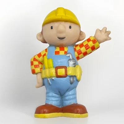 Bob The Builder Small Figure Applause PVC Mini Cake Topper Nick Jr Vintage 2.25” - Image 1 of 4