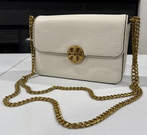 Tory Burch Women Bag Chain Shoulder Ivory White Limited Edition Rare Small - Picture 1 of 12