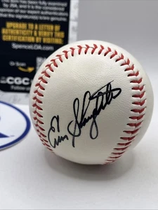 Enos Slaughter Signed Baseball JSA Autograph MLB St. Louis Cardinals HOF ‘85 - Picture 1 of 8