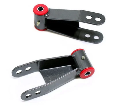 MaxTrac 2" Rear Lowering Shackles for 2004-2019 Nissan Titan 2WD / 4WD 415320 - Image 1 of 4