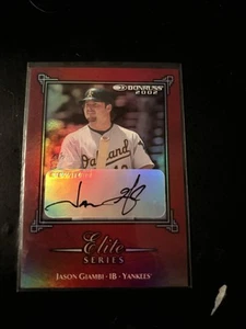 2002 Donruss Elite Series Signatures JASON GIAMBI 24/25 - Picture 1 of 2