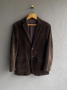 Blazer Polo Ralph Lauren Vintage Terciopelo Para Hombre Talla M Color Marrón - Imagen 1 de 21