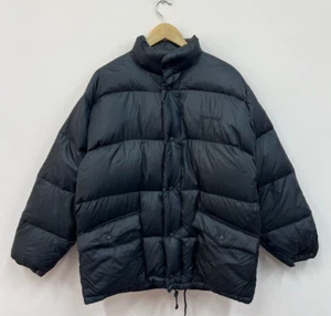 90s Vintage NAF NAF Down Puffer Jacket Black Size M Men's - Picture 1 of 13