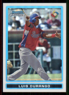 2009 Bowman Chrome WBC Prospects Refractors #BCW36 Luis Durango /500 - Image 1 of 2