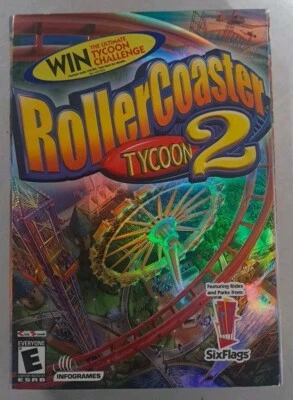 RollerCoaster Tycoon 2 (PC, 2002) Big Box - RARE!! Brand New Factory Sealed - Image 1 of 4