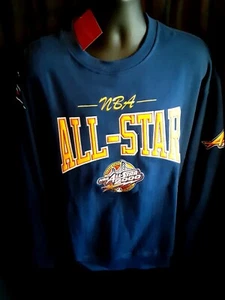 Golden State Warriors Men's Mitchell Ness CrewNeck Sweatshirt FrontBack Design L - Picture 1 of 5