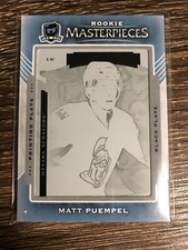 MATT PUEMPEL 2015-16 The Cup Rookie Masterpieces Black Printing Plate #1/1 