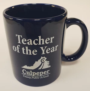 Coffee Cup Teacher Of The Year Elementary Middle High Culpeper Co. Public School - Picture 1 of 9