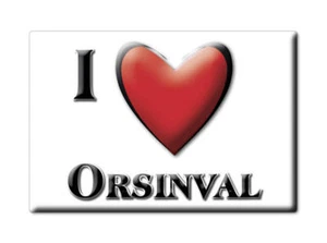 Aimant sur Orsinval, Aquitaine - Magnet France Souvenir - Picture 1 of 11