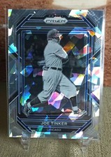 Joe Tinker 2023 Panini Prizm Baseball Cracked Ice Cubs #187