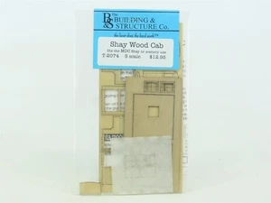 S Scale The Building & Structure Co. Kit T-2074 Shay Wood Cab fits the MDC Shay - Picture 1 of 4