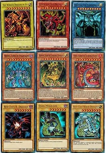 Legendary Collection: Slifer SKy, Obelisk Winged + Uria Raviel Hamon + Blue-Eyes - Picture 1 of 1
