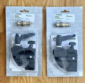 Manfrotto 035RL Super Clamp 2908 Standard Stud Replaces 2900 Black (Set Of Two) - Picture 1 of 3
