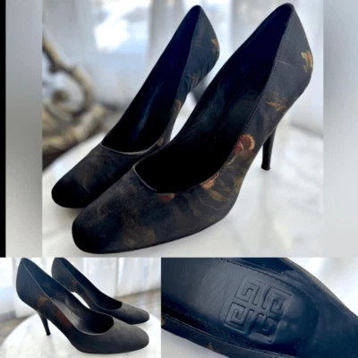 AUTÉNTICOS TACONES DE SALÓN FLORALES GIVECHY Talla 36.5 Foto 1 de 4
