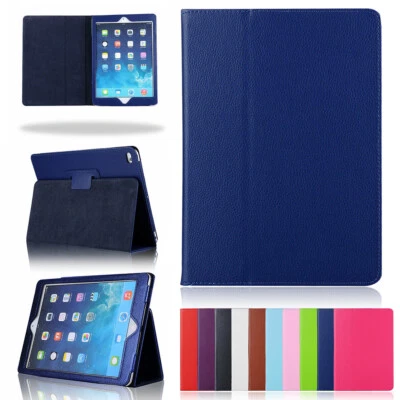 Leather Smart Case Stand Cover For iPad 10th 9th 8th 10.2 Air 5/4 10.9 Pro 13/11 - Image 1 of 4