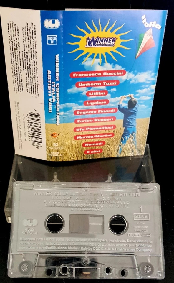 Various – Winner Compilation Italia - 1992 Italian cassette tape VG+ - Image 1 of 1