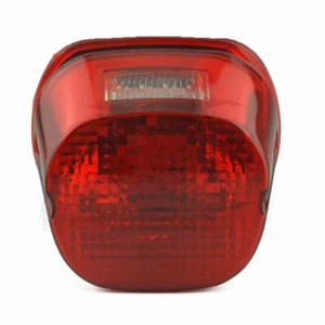 Red LED Tail Brake Light Clear Lens for Harley Davidson - Picture 1 of 8